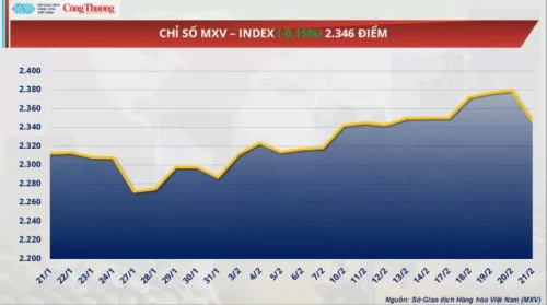 Giá cà phê Robusta giảm nhẹ về mức 5.717 USD/tấn